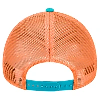 Women's New Era White/Aqua Miami Dolphins Friendship Bracelet 9FORTY Adjustable Hat