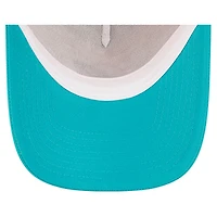 Women's New Era White/Aqua Miami Dolphins Friendship Bracelet 9FORTY Adjustable Hat