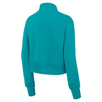 Women's Nike Aqua Miami Dolphins Primetime Phoenix Half-Zip Sweatshirt