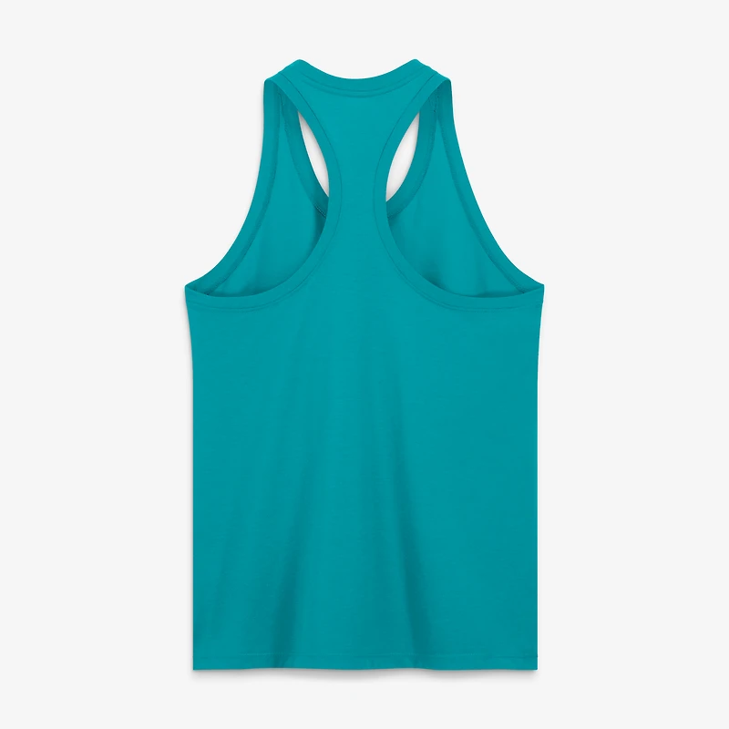 Women's Nike Aqua Miami Dolphins Primetime Tri-Blend Dri-FIT Tank Top
