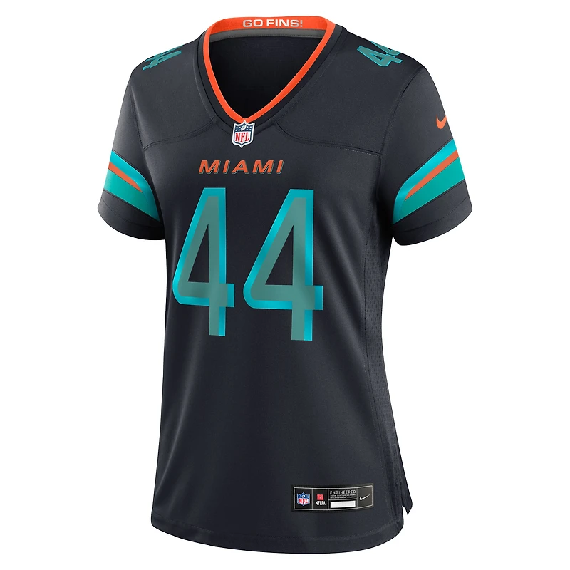 Women's Nike Chop Robinson Pitch Blue Miami Dolphins 2025 Rivalries Collection Game Jersey