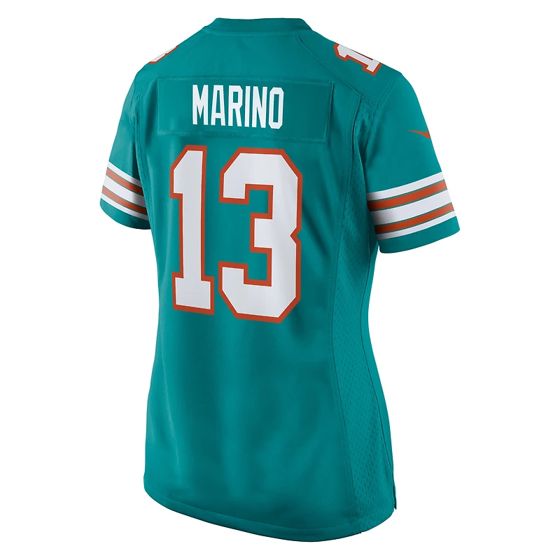 Women's Nike Dan Marino Aqua Miami Dolphins Retired Player Jersey
