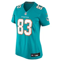 Maillot Nike Darren Waller Aqua pour femme des Dolphins de Miami
