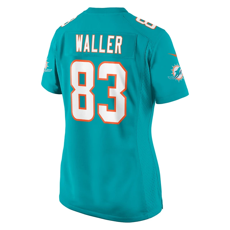 Maillot Nike Darren Waller Aqua pour femme des Dolphins de Miami