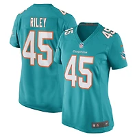 Women's Nike Duke Riley Aqua Miami Dolphins Game Jersey