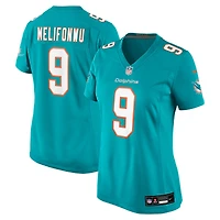 Women's Nike Ifeatu Melifonwu  Aqua Miami Dolphins Team Game Jersey