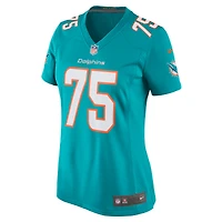 Women's Nike Jack Driscoll  Aqua Miami Dolphins Team Game Jersey