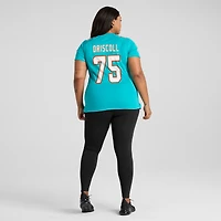 Women's Nike Jack Driscoll  Aqua Miami Dolphins Team Game Jersey