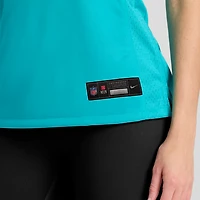 Maillot de match Nike Jacob Rodriguez Aqua Miami Dolphins pour femme