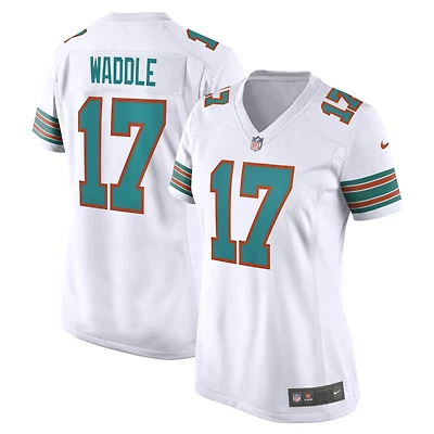 Women's Nike Jaylen Waddle White Miami Dolphins Game Jersey