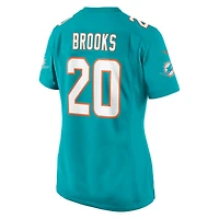 Maillot de match Nike Jordyn Brooks Aqua Miami Dolphins pour femme