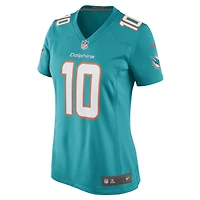 Women's Nike Malcolm Perry Aqua Miami Dolphins Game Jersey