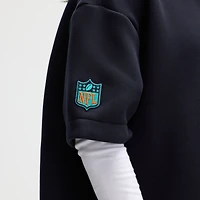 Women's Nike Pitch Blue Miami Dolphins 2025 Rivalries Collection Oversized Tech Fleece Dress