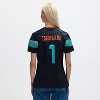 Women's Nike Tua Tagovailoa Pitch Blue Miami Dolphins 2025 Rivalries Collection Game Jersey