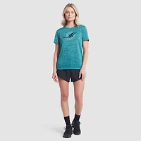 Women's Nike Turbo Green Miami Dolphins 2025 Rivalries Collection Sideline Velocity Dri-FIT T-Shirt
