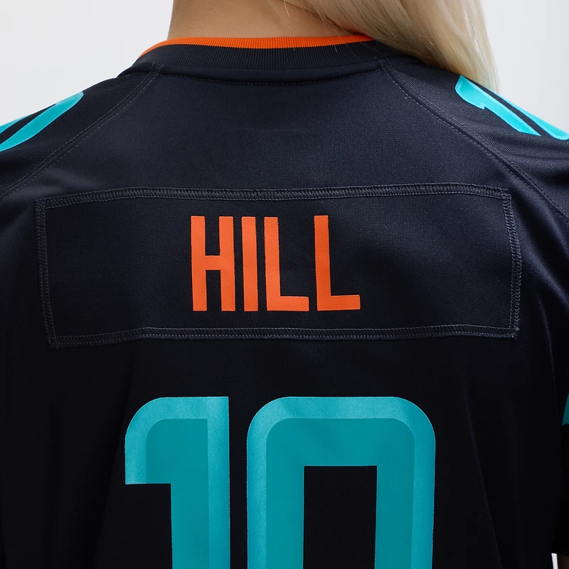 Women's Nike Tyreek Hill Pitch Blue Miami Dolphins 2025 Rivalries Collection Game Jersey
