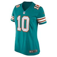Women's Nike Tyreek Hill  Aqua Miami Dolphins Game Jersey