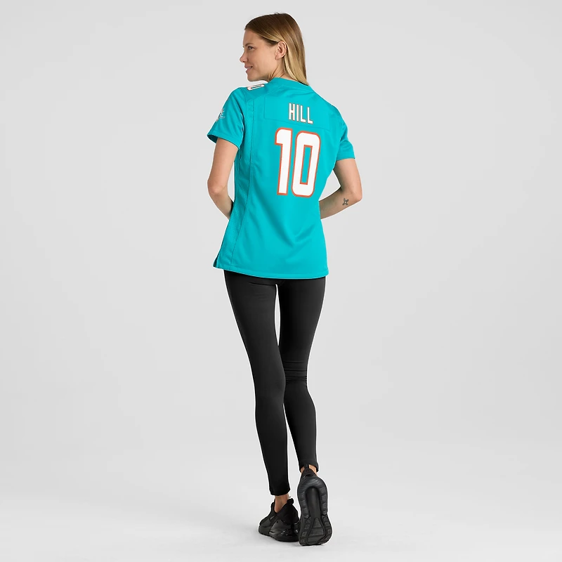 Women's Nike Tyreek Hill Aqua Miami Dolphins Player Jersey