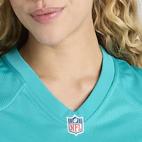 Maillot de match Nike Zach Sieler Aqua Miami Dolphins pour femme