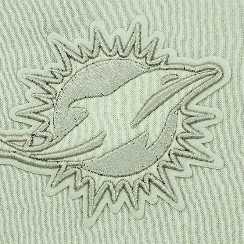 Sweat-shirt oversize court neutre Pro Standard vert clair pour femme des Dolphins de Miami