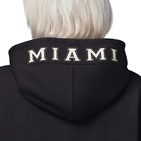 Women's Starter  Black Miami Dolphins 4th Down Full-Zip Hoodie