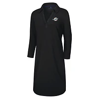 Women's Tommy Bahama Black Miami Dolphins Ashby Isles Three-Quarter Length Sleeve Pullover
 Jersey Dress