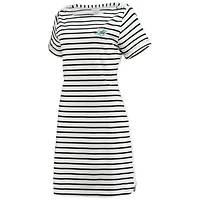 Robe rayée Jovanna des Miami Dolphins de Tommy Bahama pour femmes, blanc