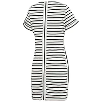 Robe rayée Jovanna des Miami Dolphins de Tommy Bahama pour femmes, blanc