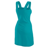 Women's WEAR by Erin Andrews  Aqua Miami Dolphins Wrap Dress