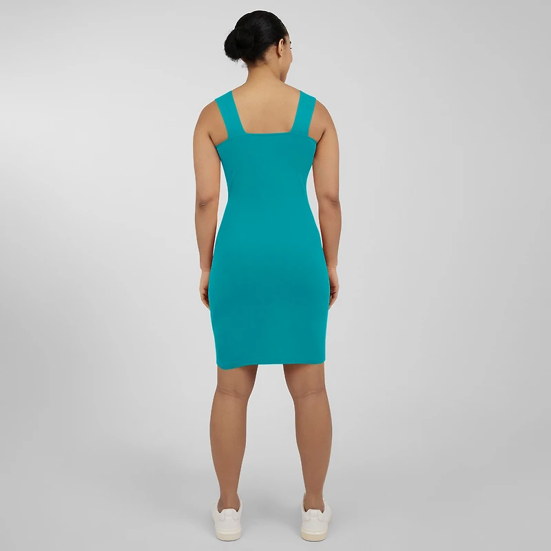 Women's WEAR by Erin Andrews  Aqua Miami Dolphins Wrap Dress