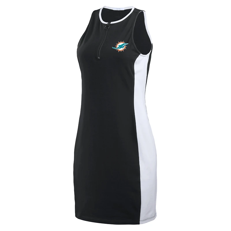 Robe débardeur moulante noire Miami Dolphins WEAR by Erin Andrews pour femme