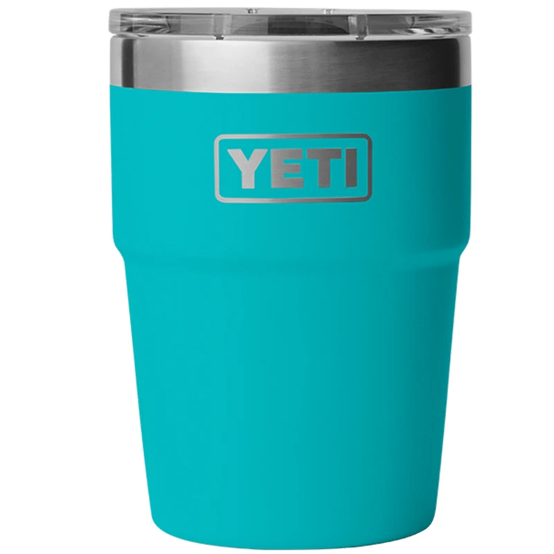 Gobelet empilable Rambler YETI Miami Dolphins de 473 ml avec couvercle Magslider