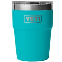 Gobelet empilable Rambler YETI Miami Dolphins de 473 ml avec couvercle Magslider