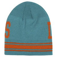 Bonnet en tricot rétro pour jeunes Aqua Miami Dolphins