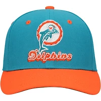 Casquette ajustable pour jeunes Mitchell & Ness Aqua Miami Dolphins All In 2.0