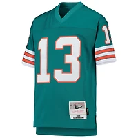 Maillot de joueur retraité Mitchell & Ness Dan Marino Aqua Miami Dolphins 1984 Legacy pour jeunes