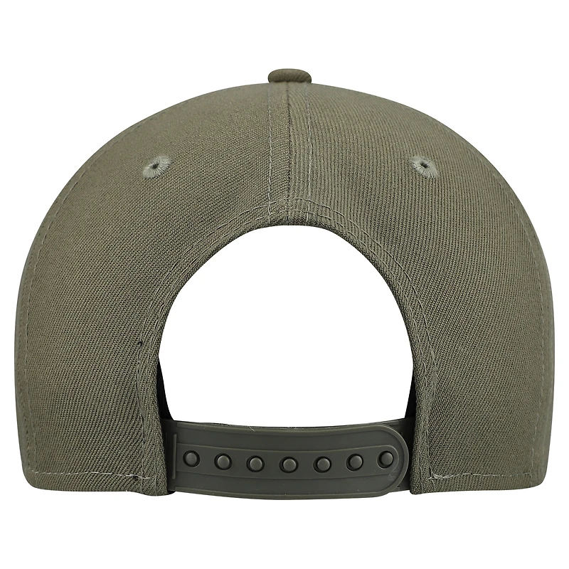 Youth New Era Olive Miami Dolphins Color Pack A-Frame 9FIFTY Snapback Hat