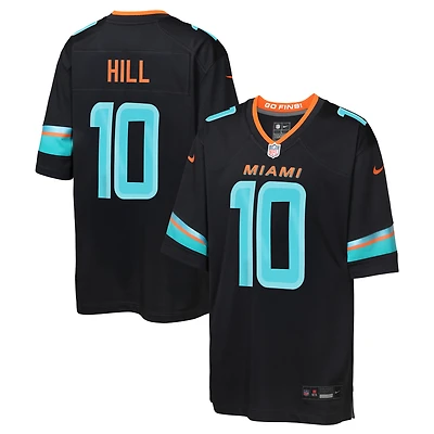 Youth Nike Tyreek Hill Pitch Blue Miami Dolphins 2025 Rivalries Collection Game Jersey