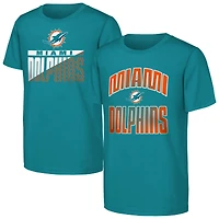 Ensemble de 2 t-shirts Youth Outerstuff Aqua Miami Dolphins Never Quit
