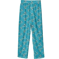 Youth Outerstuff Aqua Miami Dolphins Printed Pajama Pants