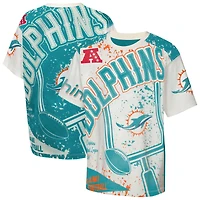 Youth Outerstuff  Cream Miami Dolphins Top Player T-Shirt