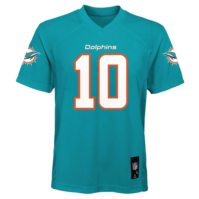 Youth Tyreek Hill Aqua Miami Dolphins Replica Player Jersey