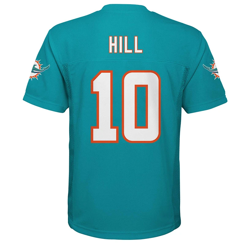 Youth Tyreek Hill Aqua Miami Dolphins Replica Player Jersey