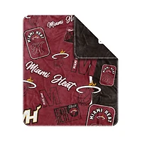  Miami Heat 50" x 60" Dream Weave Throw Blanket