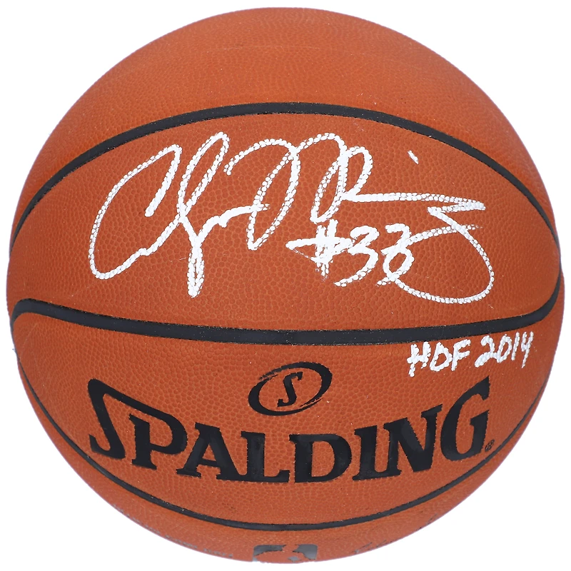 Alonzo Mourning Miami Heat Autographed Spalding Official Game Basketball with "HOF 2014" Inscription