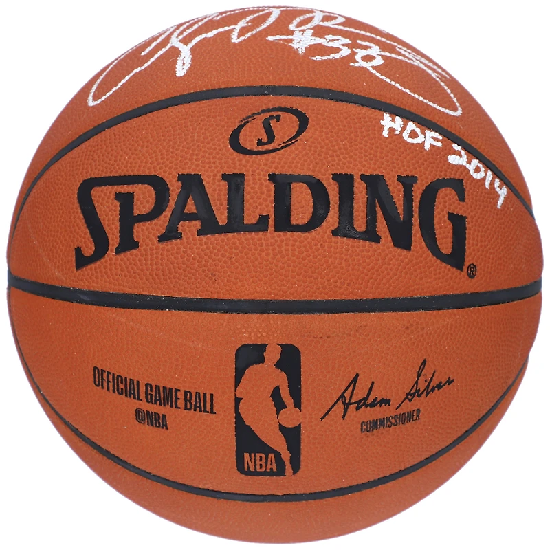 Alonzo Mourning Miami Heat Autographed Spalding Official Game Basketball with "HOF 2014" Inscription