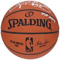 Alonzo Mourning Miami Heat Autographed Spalding Official Game Basketball with "HOF 2014" Inscription