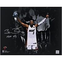 Dwyane Wade Miami Heat Autographed 11" x 14" Photograph with "HOF 23" Inscription