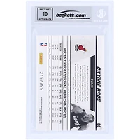 Dwyane Wade Miami Heat Autographed 2010-11 Panini Donruss Production Line #80 #/399 Beckett Fanatics Witnessed Authenticated 10 Card