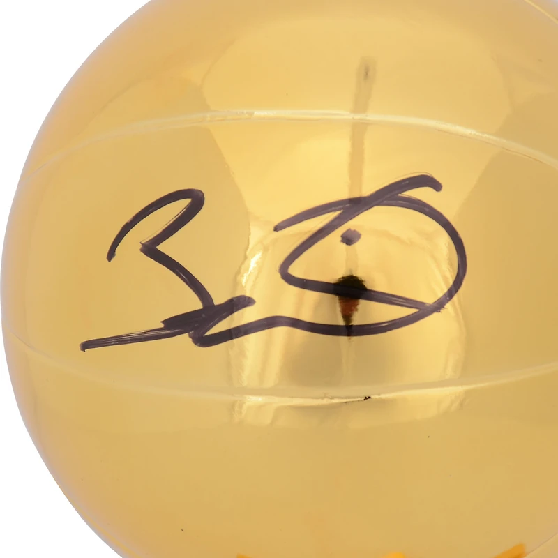 Dwyane Wade Miami Heat Autographed 3x NBA Finals Champions Replica Larry O'Brien Trophy with Sublimated Plate